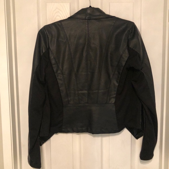 Black Pleather Jacket - Picture 2 of 3
